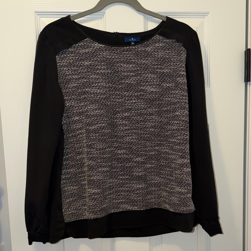 Black and Gray Women's Blouse